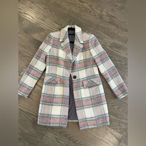 Intermix Plaid Wool Jacket